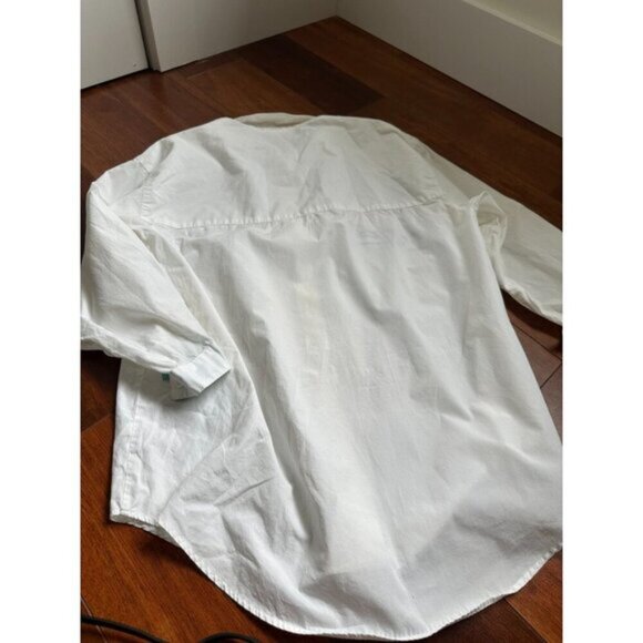 David Brooks Vintage Nautical Embroidered Shirt Retro Coastal 80s Sailboat Sze 6 - Picture 7 of 7